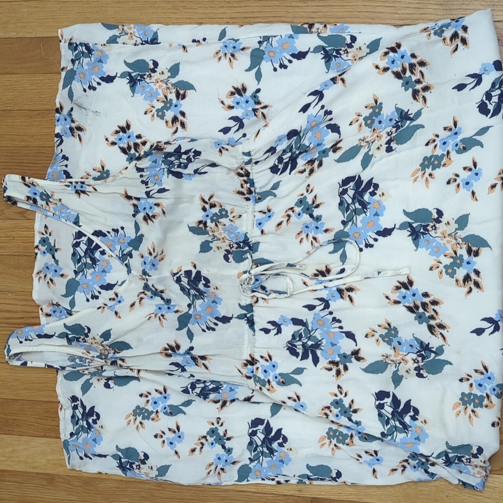 Womens Lucky Brand Sleeveless Floral Maxi Dress
